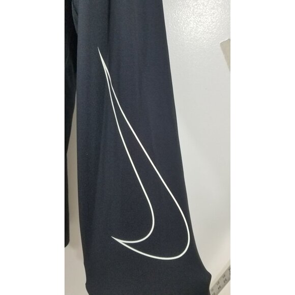 Nike Pro Dri-Fit Slim Fit Black Long Sleeve Shirt XXL 2XLPolyester - Picture 2 of 12
